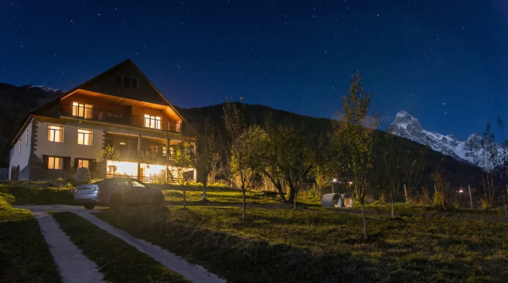Hotel at night